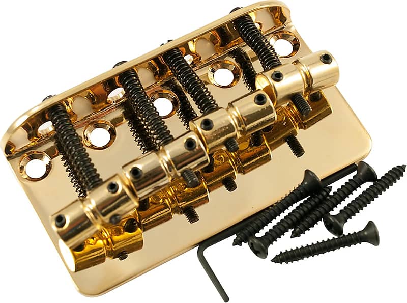 WD Classic 4 String Bass Bridge Gold Reverb