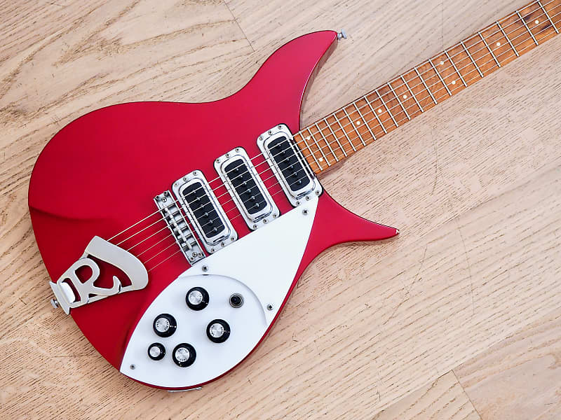 1987 Rickenbacker 350 Ruby Red Custom Color Electric Guitar 100