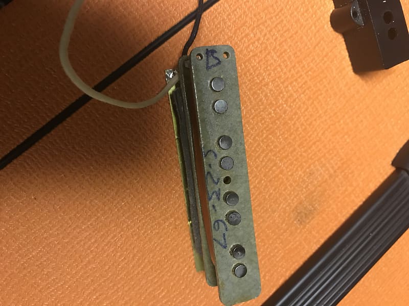 Fender Jazz bass bridge pickup 1967 Reverb