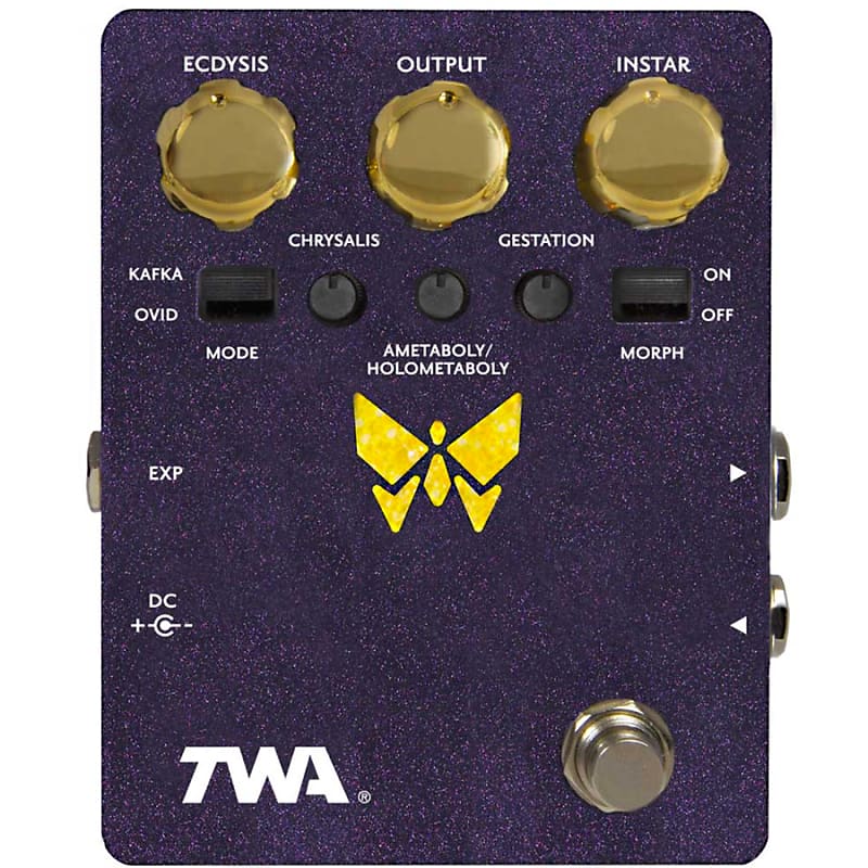 TWA DYNAMORPH V2 Distortion Fuzz Filter Synth Effects Pedal Reverb