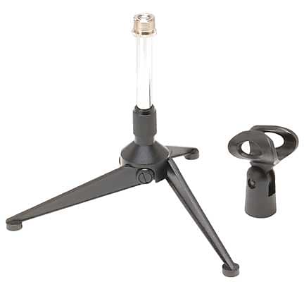 On Stage DS7425 Compact Adj Tripod Desk Mic Stand image 1