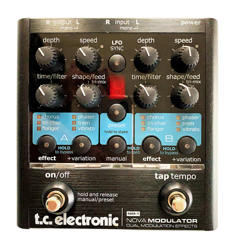TC Electronic NM-1 Nova Modulator Mind-Blowing Studio-Grade Modulation Effects! In One Compact Pedal! image 1