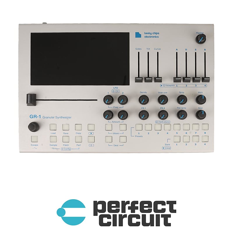 Tasty Chips GR-1 Granular Synthesizer Desktop Module (Silver) | Reverb