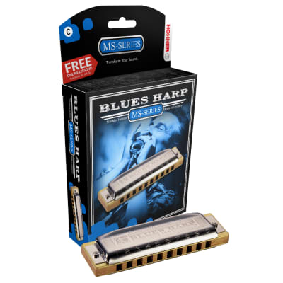Hohner Blues Harp Harmonica Key of B Flat image 3