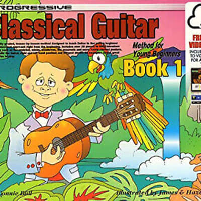 Learn How To Play Guitar - Classical Guitar - Young Beginner Music Book 1 N4 X- for sale