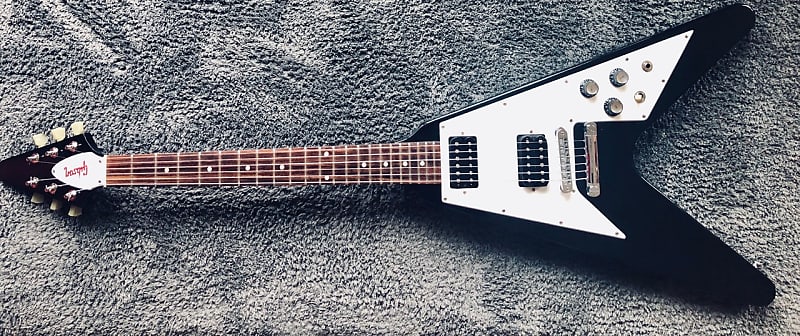 Gibson Flying V '67 1990-2002 Black 1994 | Reverb
