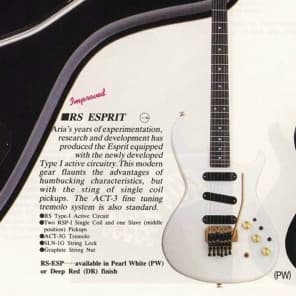 1985 Aria Pro II Esprit RS Super Strat - Matsumoku MIJ - Yngwie Malmsteen image 21