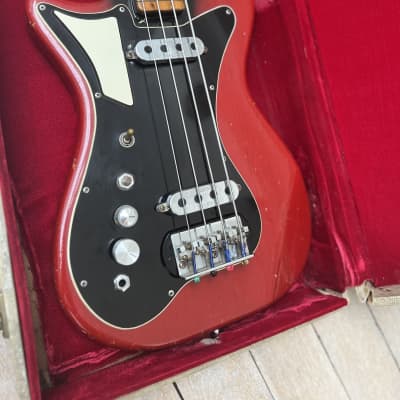 *VALENTINE’S DAY SALE * Circa 1961 Burns Sonic Bass Left Handed Lefty Rare Vintage Collector Lefthand w/ OHSC image 3