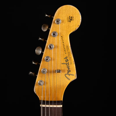 Fender Custom Shop Limited Edition 1964 L-Series Stratocaster Heavy Relic - Aged Olympic White image 11