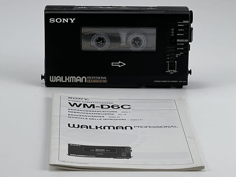 Sony  WM-D6C Professional Walkman - Including Leather Protective Case, Carrying Strap, DC Supply & Manual image 1