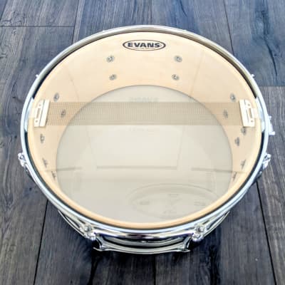 Pearl Export EXR Snare Drum 14" x 5.5" Silver Sparkle w/ Evans Heads image 7