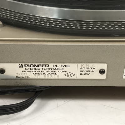Pioneer PL-516 Stereo Turntable image 7