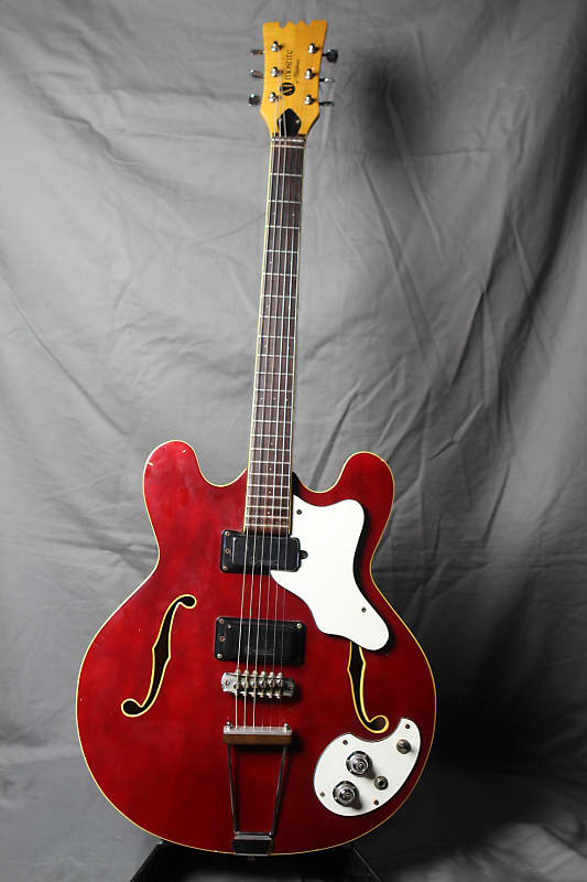 Mosrite Celebrity III Red * Late 1960's w/HSC image 1