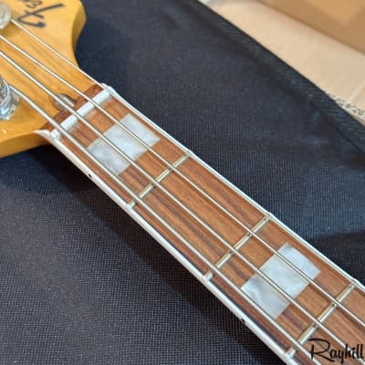 Fender Vintera '70s Jazz Bass MIM 4 String Electric Bass Guitar Silver image 8