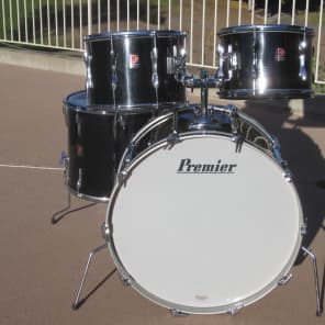Premier 'Bonham-style' vintage 26" bass drum set w/ famous thin 3-ply birch shells - very original! Bild 12