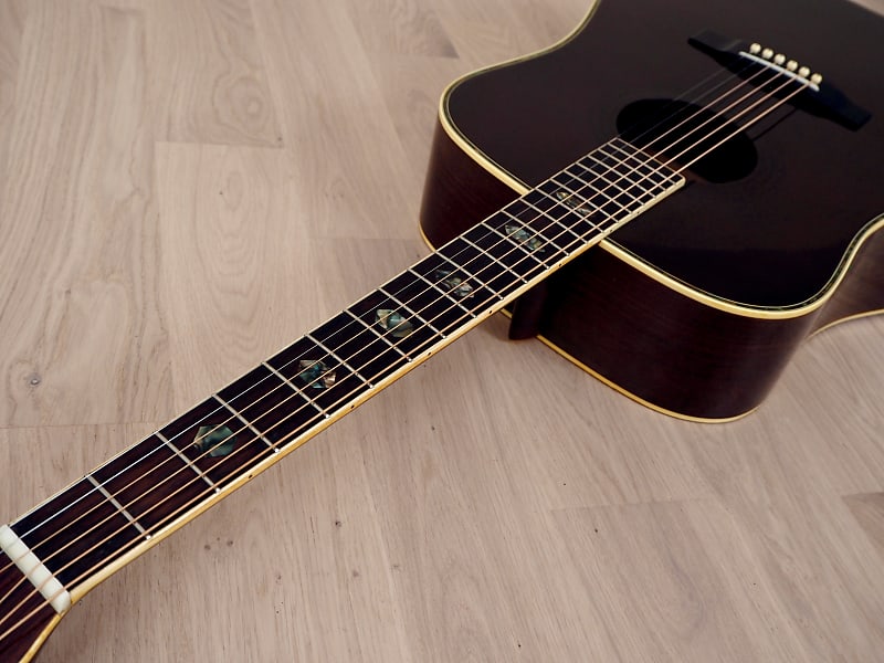 TOKAI Cat's Eyes CE-320D ビンテージ アバロン インレイ 1970s Tokai Cat's Eyes CE-320D Vintage Dreadnought Acoustic Guitar