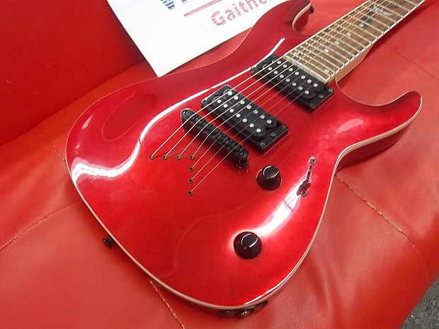 Dean C750X 7 String Guitar Metallic Red