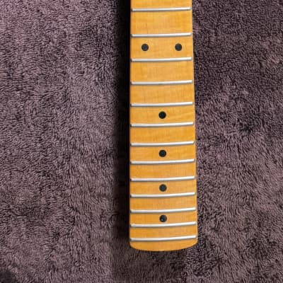 Unknown Strat neck  slightly flamed image 2