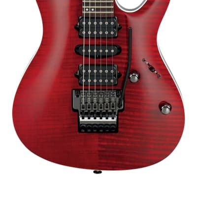 Ibanez KIKO100TRR Kiko Loureiro Signature Electric Guitar - Transparent Ruby Red image 2