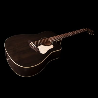 Art & Lutherie Americana Dreadnought CW Presys II Acoustic/Electric Guitar -  Faded Black image 4