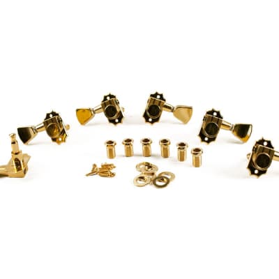 Kluson Revolution Tuners - 3x3 Metal keystone button - Gold KRG-3-G
