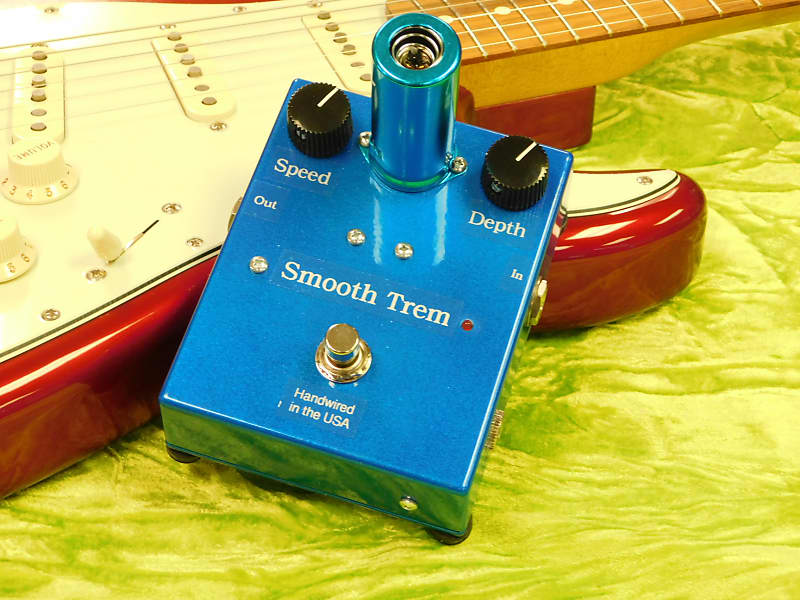 Lone Wolf Smooth Trem Boutique Hand Wired TUBE Driven Tremolo Pedal Made in USA! image 1
