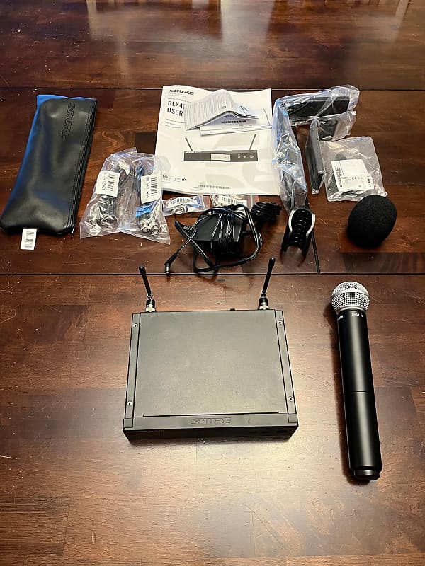 Shure BLX24R/SM58 Wireless Handheld Microphone System H10 Reverb