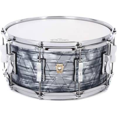 Ludwig Classic Maple Snare Drum - 6.5x14 Inches Sky Blue Pearl image 1