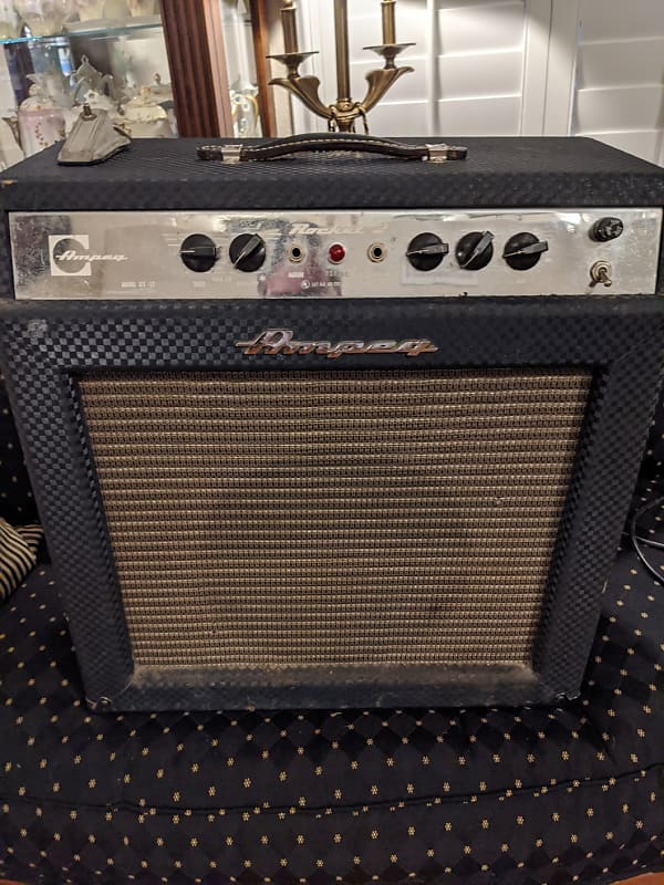 Ampeg GS-12 Rocket 2  with original foot-switch and Jensen Speaker! image 1