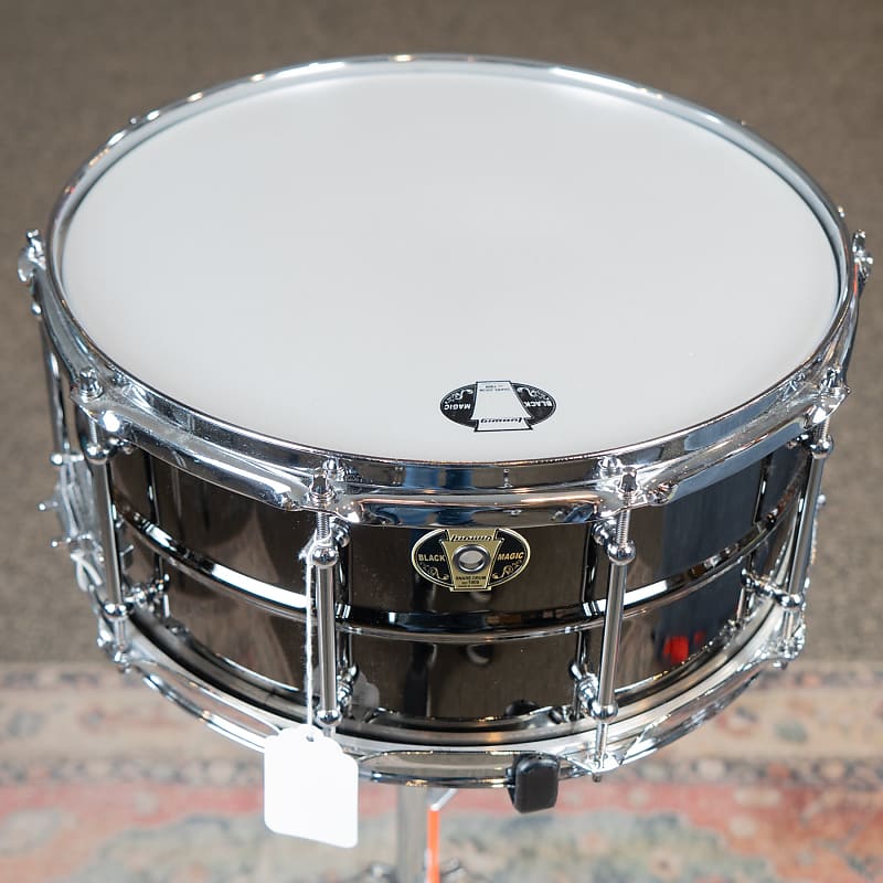 Ludwig Black Magic Brass Snare - 14x6.5