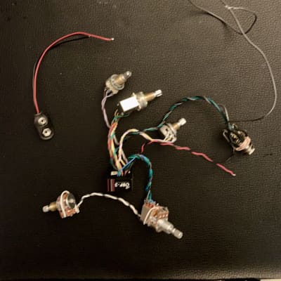 Aguilar OBP-3 Onboard Bass Preamp 3-band Push/Pull Kit 2010s - Black image 2