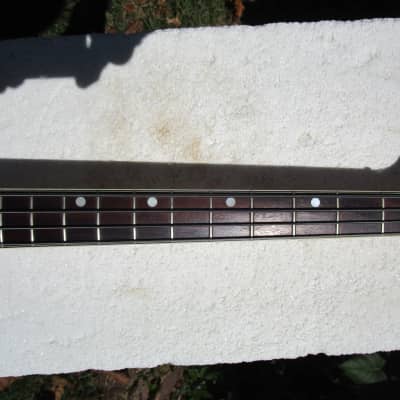 Univox UB-1 Bass Guitar, 1960's, Japan, Cherryburst, Figured Body,  Case image 14