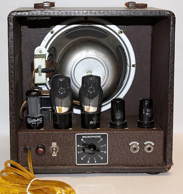 Vintage 1930's Gibson EH100 Style Tube Amplifier Reverb