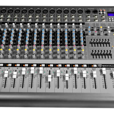 (2) JBL JRX212 1000w 12" DJ P/A Speakers+(2) 18" 1400w Subwoofers+Powered Mixer image 16