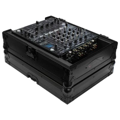 Odyssey FZ12MIXXDBL Universal Black 12″ Format DJ Mixer Flight Case with Extra Deep Rear Cable Compartment image 4