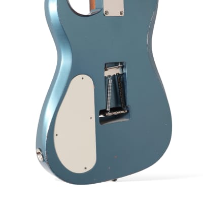 Fiam Guitars Mirari 2023 Pelham Blue over Silver. By past Ronin Guitars luthier Izzy Lugo. NEW (Authorized Dealer) image 10