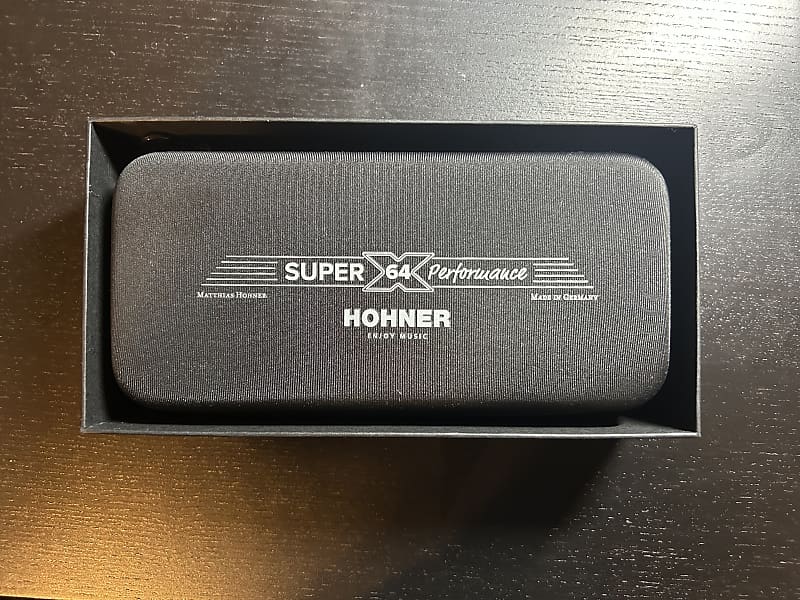 Hohner Super 64x Performance Chromatic Harmonica Hohner Super 64x 2023 - Black image 1