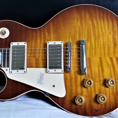 Left Handed 2018 Gibson Historic 1959/R9 Les Paul, New with COA/OHSC, Magnificent Top! image 5