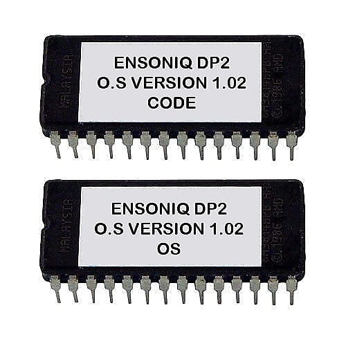 Ensoniq DP/2 OS 1.02 EPROM Firmware Upgrade Update ROM Chips Reverb