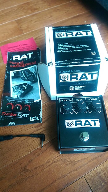 ProCo White Face Rat Reissue- NEAR MINT W/ BOX & MANUAL | Reverb ProCo White Face Rat Reissue- NEAR MINT W/ BOX & MANUAL | Reverb