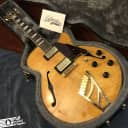 D'Angelico Excel EX-SS Semi-Hollow Electric Guitar Vintage Natural w/ OHSC
