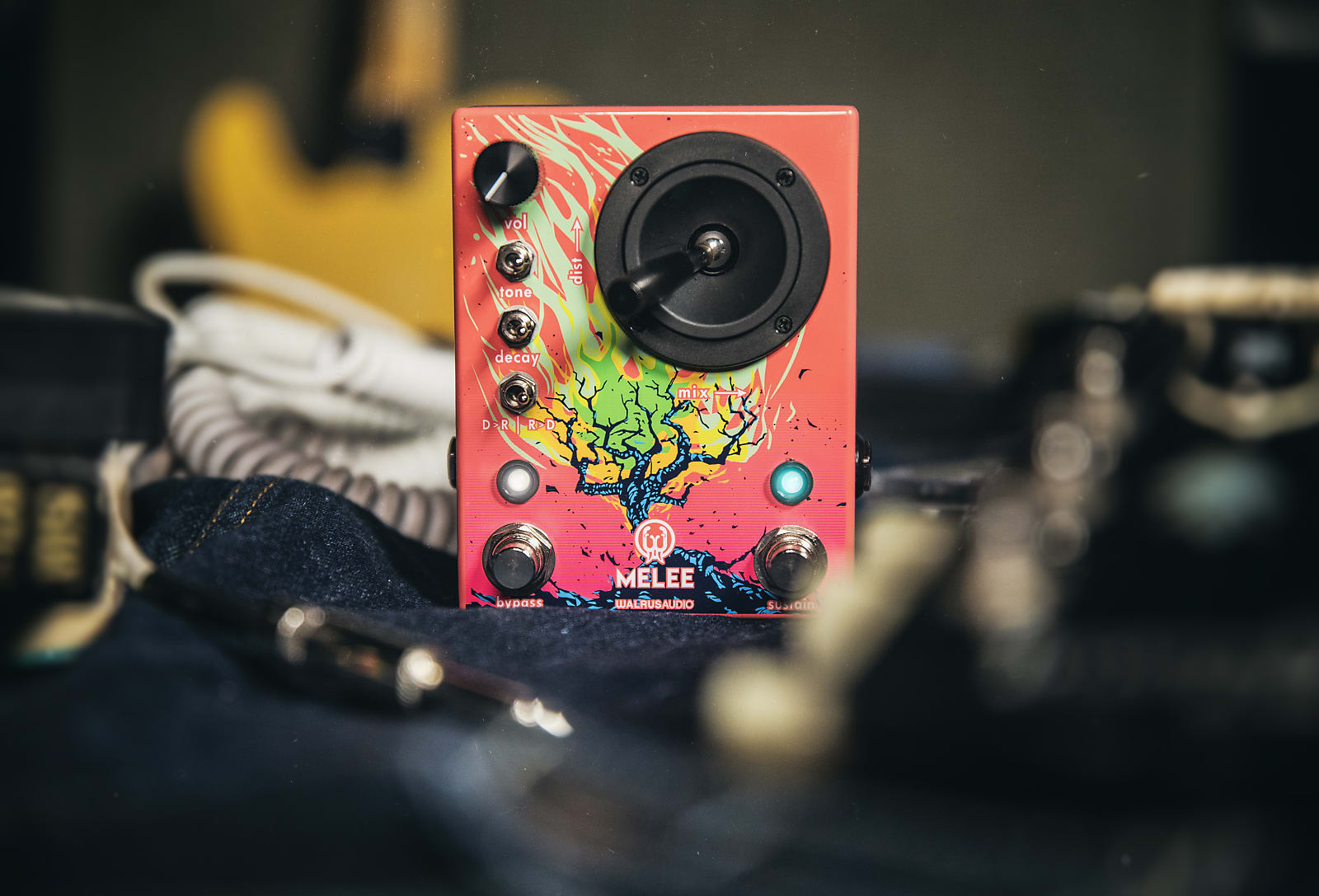 Walrus Audio Melee Wall of Noise Distortion / Reverb Effects Pedal