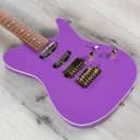 Ibanez Lari Basilio LB1 Guitar, S-Tech Roasted Birdseye Maple Fretboard, Violet