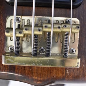 80's Kawai  F2B bass   4 string vintage Natural finish  with OHSC (rare) image 16