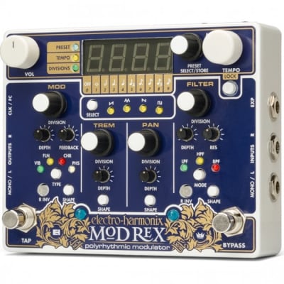 Electro-Harmonix EHX Mod Rex Polyrhythmic Modulator Effects Pedal for sale