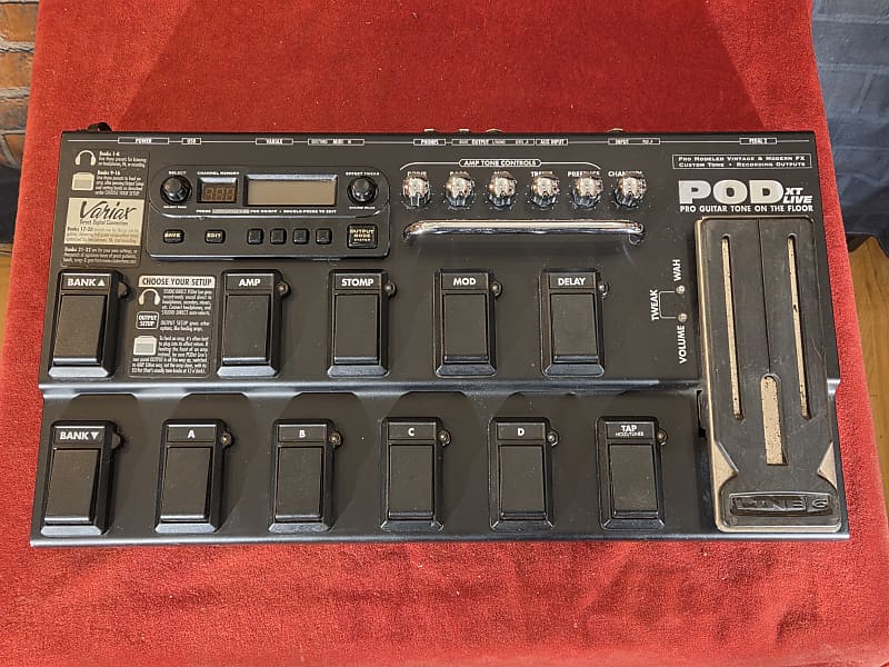 ギター LINE6 POD xt Line 6 POD XT Live Floorboard Guitar Multi-Effects Processor w