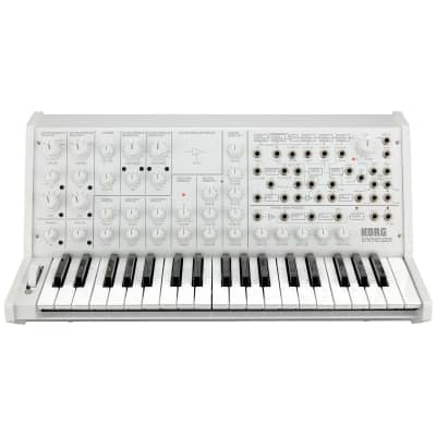 Korg MS-20 FS Monophonic Analog Synthesizer, 2 Oscillators, 37 Mini-Keys, White image 4