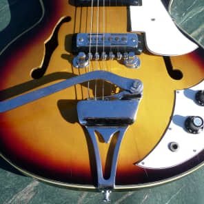 Teisco EP-2T Hollow Body Electric Guitar Japan Vintage