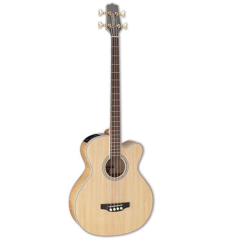 Takamine GB72CE Acoustic Electric Bass Guitar, Natural Gloss image 1