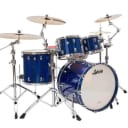 Ludwig Classic Maple Exotic 4pc Drum Set Electrostatic Blue